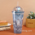 Unicorn Summer Ice Cup met deksel en stro